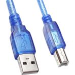 Powermaster S-Link USB 10 MT 2.0 Şeffaf Yazıcı Kablosu
