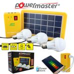 Powermaster Seti Çok Uçlu 3 Ampullü Solar Aydınlatma