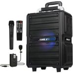Powermaster Shile Sl-2017 50 Watt Taşınabilir Seyyar Aktif Amfi Hoparlör Kablosuz El + Yaka Mikrofonlu Usb+Sd+Bt Kumandalı