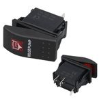 PowerMaster Sintine Pompa Sembollü Işıklı 3 Pinli On-Off 12-24V Marin Switch