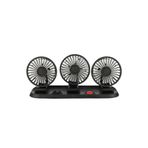 Powermaster Üç Başlıklı Araç Fanı Oto Fan Vantilatör 12 Volt Dc Usb Girişli Masaüstü 2’Li Plastik Ev