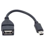 Powermaster USB 15 cm Mini 5P OTG Data Kablosu