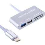 Powermaster USB Type-C OTG Combo USB 3.0 HUB + Kart Okuyucu