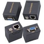Powermaster VGA CAT5-CAT6 60 Metre Extender Uzatıcı