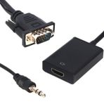 Powermaster VGA To HDMI Dönüştürücü Kablo