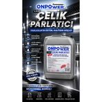 POWERMAX ONPOWER A+ ÇELİK PARLATICI 5 LT PASLANMAZ ÇELİK YÜZEY BAKIM VE PARLATMA ÜRÜNÜ