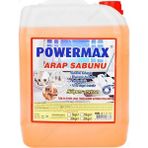 POWERMAX Sıvı Arap Sabunu 5 kg %100 Doğal Parfümlü Güvenli Temizlik Ürünü