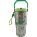 Powerpuff Girls Lisanslı Tutacaklı Paslanmaz Çelik Termos 860 ml - Buttercup
