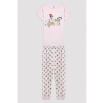 Powerpuff Girs Kız Çocuk Kısa Kollu Pijama Takımı