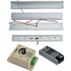 Powerr Led Aydınlatma 10 Adet 12 Volt 4 Watt 6500K Beyaz Işık Samsung Ledli Pergola Manuel Dimmer 5A Slim Trafo Set