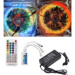 Powerr Led Aydınlatma 10 Metre 12V Iç Mekan 60 Pixel Ledli SP611E Çift Çıkışlı Sese ve Müziğe Duyarlı 8A Plastik Adaptörlü Set - ARGB