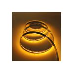 Powerr Led Aydınlatma 12 Volt 2835 Smd 240 LED 10MM Amber Sarı Işık Iç Mekan 5 Metre Şerit LED