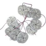 Powerr Led Aydınlatma 12 Volt 3 Watt Animasyonlu Yuvarlak Rgb Çakar Modül 10 Adet