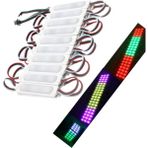 Powerr Led Aydınlatma 12 Volt 3 Watt Argb Pixel Cob LED Modül IP65 20 Adet Modül