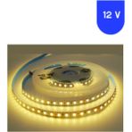 Powerr Led Aydınlatma 12 Volt 5 mm 2835 Smd 3000 K Günışığı Iç Mekan 120 Ledli 5 Metre Şerit LED