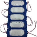 Powerr Led Aydınlatma 12 Volt Stop Yazılı Mavi Işık 90X35 mm Çakar Modül 5 Adet
