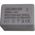 Powerr Led Aydınlatma 3x1 Watt 320MA 3V-12V Plastik LED Driver 5 Adet