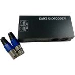 Powerr Led Aydınlatma Dmx 512 LED Kontrol 4 Kanal Rgbw Denetleyici Dijital Ayarlı Decoder 4x8 Amper