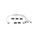 Powerr Led Aydınlatma Rgb Şerit LED Dörtlü Pin 1 Giriş 4 Çıkış Ara Bağlantılı Çoğaltıcı ve Iğne