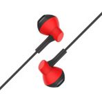 Powerstar HD-01 Mikrofonlu Kulak İçi Kablolu Kulaklık 3.5mm kirmizi