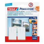Powerstrips Çerçeve Askısı Kendinden Yapışkanlı, Çıkarılabilir, beyaz