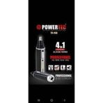 Powertec 4'ün 1 Arada Kaş Burun Kulak Tıraş Makinesi siyah