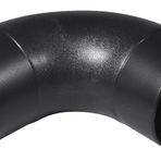 POWERTEC 70105 Açılı Toz Hortumu Bağlantısı, 10,2 cm, 90 Derece Açı, Siyah