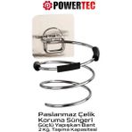 Powertec Fön Makinesi & Saç Kurutma Makinesi Askı Aparatı Paslanmaz Çelik