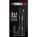 POWERTEC Şarjlı Burun Kulak Kaş Şekillendirici Kıl Tüy Alma Pro Set Tıraş Makinesi 2'si 1 Arada TR-404