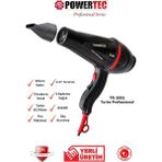 Powertec TR-2001 Profesyonel Saç Kurutma & Fön Makinesi 2500W - Siyah
