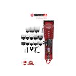 Powertec Tr-3100 Profesyonel Şarjlı Saç Sakal Tıraş Makinesi 9100 Rpm Kırmızı