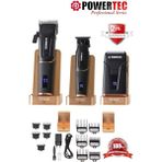 Powertec TR-5400 Profesyonel Berber Tıraş Makinesi 3'lü Set