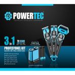 Powertec TR-5500 3in1 Profesyonel Bakım Kiti Saç Sakal Ense Vücut Günlük Tıraş Makinesi Seti 3 - 4 Saat Mavi - Siyah mavi-siyah