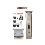 Powertec Tr-558 Şarjlı Saç Sakal Tıraş Makinesi Altın Sarısı