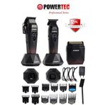 Powertec TR-5800 Saç-Sakal-Ense-Günlük Tıraş Makinesi 3'lü Set (0.5mm Taraklı)