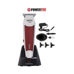 Powertec TR-658 Saç Sakal Tıraş Makinesi kirmizi