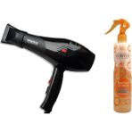 Powertec TR-901 Profesyonel Fön Makinesi 2500 Perf. Watt+ Morfose Fön Suyu 400 ml - Siyah