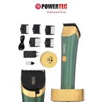 POWERTEC TR-9700 Profesyonel Type-C Şarjlı Saç Sakal Tıraş Makinesi