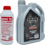 Powerten 10W40 Motor Yağı 4 Litre + Kırmızı Antifriz 1.5 Litre