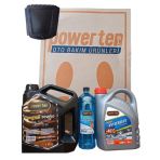 Powerten 20W-50 4 lt + 3 lt Antifiriz + Cam Suyu Motor Yağı