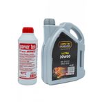 Powerten 20W50 Motor Yağı 4 Litre + Kırmızı Antifriz -40 1.5 Litre 2025