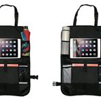 PowerTRC 2 Paket Araba Arka Koltuk Organizatörü | Depolama Cepleri ve Şeffaf Tablet Tutucu ile Araba Koltuğu Arka Koruyucuları | Seyahat Aksesuarlarını ve Şişe İçeceklerini Organize Edin
