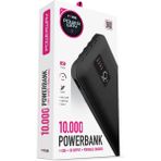 Powerway 10.000 Mah Kablolu Dijital Göstergeli Gerçek 10.000 Mah Garantili İnce Tasarım TX108 Siyah Powerbank - Beyaz