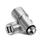 Powerway Araç Çakmaklık Telefon Şarjı 2Port Usb Metal 5V 3.1A Şarj Cihazı