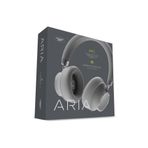 Powerway Aria Kulak Üstü Bluetooth Kulaklık Gümüş Kablosuz Ayarlanabilir Aktif Gürültü Önleyici