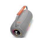 POWERWAY Beatbox Gri Led Işıklı Dayanıklı Ses Bombası Usb Sd Aux Fm Radyo Bluetooth Hoparlör