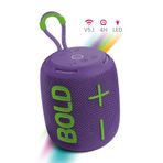 Powerway Bold TWS Mor Ses Bombası Kablosuz Taşınabilir Bluetooth Hoparlör