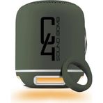 Powerway C4 Yeşil Led Işık Sese Duyarlı Taşınabilir Bluetooth Hoparlör