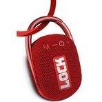Powerway Lock Kırmızı Taşınabilir Bluetooth Hoparlör