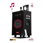 Powerway MT90MT90 Şarjlı Çift Mikrofonlu Hoparlör Karaoke Sistemi Taşınabilir Amfi Mt90 Bluetooth Hoparlör